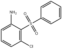 (2-Amino-6-chlor-phenyl)-phenyl-sulfon,5221-77-2,结构式