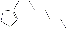 1-octylcyclopentene Structure