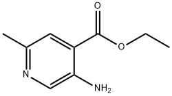 ethyl 5-amino-2-methylpyridine-4-carboxylate Struktur