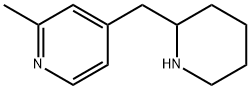 Pyridine, 2-methyl-4-(2-piperidinylmethyl)- Structure