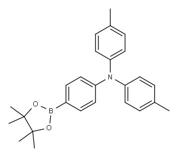 N,N-bis(4-methylphenyl)-4-(4,4,5,5-tetramethyl-1,3,2-dioxaborolan-2-yl)aniline Structure