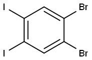 1,2-Dibromo-4,5-diiodobenzene Struktur