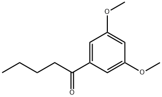 1-(3,5-dimethoxyphenyl)pentan-1-one Structure