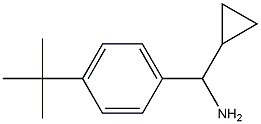 (4-tert-butylphenyl)(cyclopropyl)methanamine Struktur