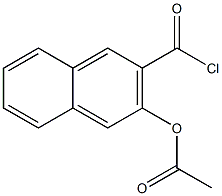 2-Naphthalenecarbonyl chloride, 3-(acetyloxy)- Structure