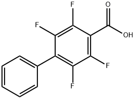 2,3,5,6-tetrafluoro-biphenyl-4--carboxylic acid 结构式