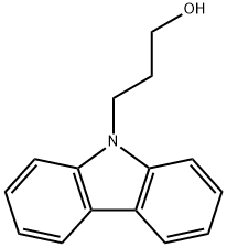 3-(9H-咔唑-9-基)丙-1-醇 结构式