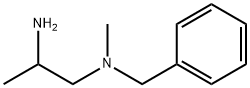 (2-氨基丙基)(苯甲基)甲基胺 结构式