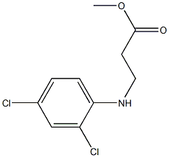 N-(2,4-Dichlorophenyl)-Beta-Alanine Methyl Ester,54281-84-4,结构式