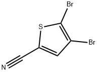 4,5-二溴噻吩-2-甲腈, 54521-49-2, 结构式