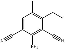1,3-二氰基-2-氨基-4-乙基-5甲苯 结构式