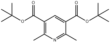 di-tert-butyl 2,6-dimethylpyridine-3,5-dicarboxylate 结构式