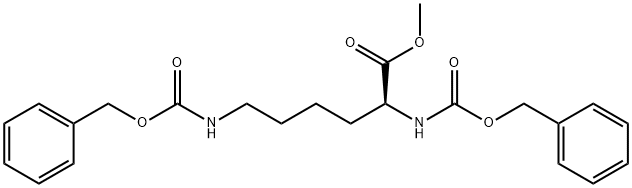 L-Lysine, N2,N6-bis[(phenylmethoxy)carbonyl]-, methyl ester Structure