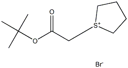 1-(2-(tert-butoxy)-2-oxoethyl)tetrahydro-1H-thiophen-1-ium bromide Structure