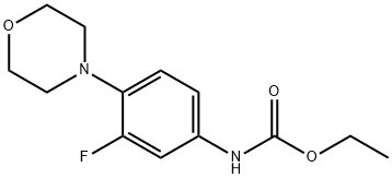 ETHYL 3-FLUORO-4-MORPHOLINOPHENYLCARBAMATE, 565176-83-2, 结构式