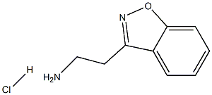 2-(1,2-benzoxazol-3-yl)ethan-1-amine hydrochloride Struktur