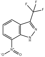 7-nitro-3-(trifluoromethyl)-1H-indazole Structure
