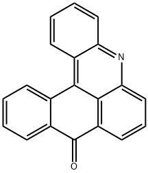 9H-naphtho[3,2,1-kl]acridin-9-one Struktur