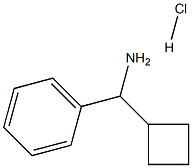 alpha-cyclobutylbenzylamine Hydrochloride Structure