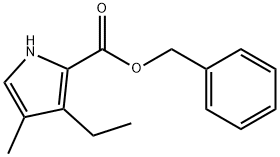 benzyl 3-ethyl-4-methyl-1H-pyrrole-2-carboxylate Structure