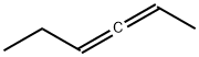 2,3-ヘキサジエン 化学構造式