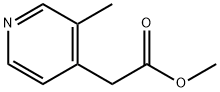 methyl 2-(3-methylpyridin-4-yl)acetate 结构式