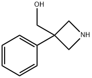 (3-phenyl-3-azetidinyl)methanol Structure