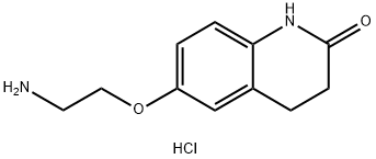 6-(2-aminoethoxy)-1,2,3,4-tetrahydroquinolin-2-one hydrochloride Structure