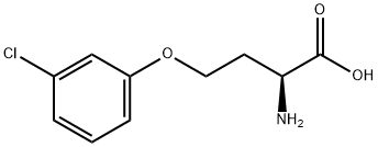 O-(3-Chlorophenyl)-L-homoserine 结构式