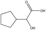 2-cyclopentyl-2-hydroxyacetic acid Structure