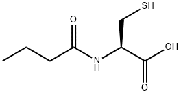 N-丁酰基-L-半胱氨酸, 62309-95-9, 结构式