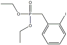 (2-碘苄基)膦酸二乙酯, 62680-68-6, 结构式