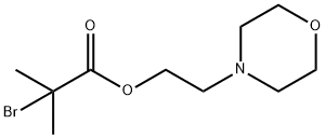 2-(4-MORPHOLINO)ETHYL 2-BROMOISOBUTYRATE Struktur