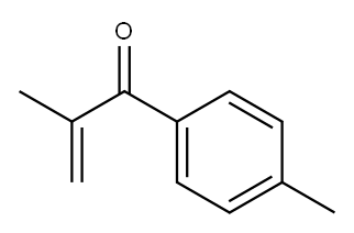 2-methyl-1-(4-methylphenyl)prop-2-en-1-one Structure