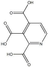 2,3,4-ピリジントリカルボン酸 化学構造式