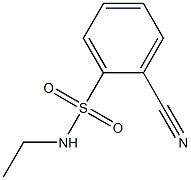 2-cyano-N-ethylbenzenesulfonamide Structure