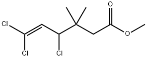 methyl 4,6,6-trichloro-3,3-dimethyl-5-hexenoate Struktur