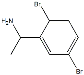 1-(2,5-dibromophenyl)ethan-1-amine Struktur
