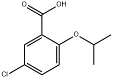 5-氯-2-(丙烷-2-氧基)苯甲酸 结构式