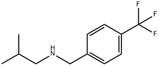 (2-methylpropyl)({[4-(trifluoromethyl)phenyl]methyl})amine Struktur