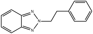 2-(2-苯乙基)-2H-1,2,3-苯并三唑, 63777-67-3, 结构式