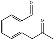 2-(2-oxopropyl)benzaldehyde Struktur