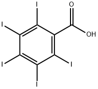 五碘苯甲酸, 64385-02-0, 结构式