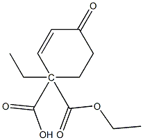 Diethyl4-oxocyclohex-2-ene-1,1-dicarboxylate,64836-82-4,结构式
