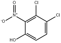 3,4-Dichloro-2-nitro-phenol Struktur