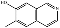 6-甲基-7-羟基异喹啉, 65200-74-0, 结构式