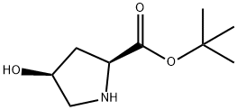 tert-butyl (2S,4S)-4-hydroxypyrrolidine-2-carboxylate Structure