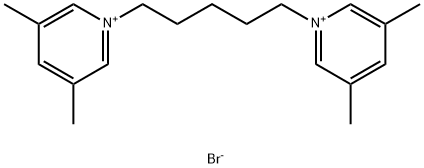1,1'-PENTAMETHYLENEBIS(3,5-DIMETHYLPYRIDINIUM BROMIDE),67261-31-8,结构式