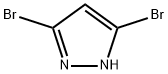 3,5-Dibromo-1H-pyrazole Structure