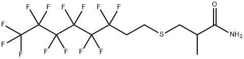 2-Methyl-3-((Perfluorohexyl)ethylsulfanyl)-propanamide 结构式